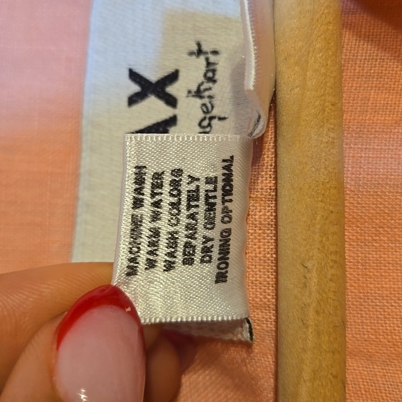 Flax By Jeanne Engelhart Linen Short Sleeved Button Down Shirt NWOT - Picture 11 of 11